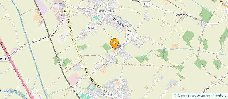 localisation de l'entreprise SYMPHONIE POSTURALE  BELBERAUD