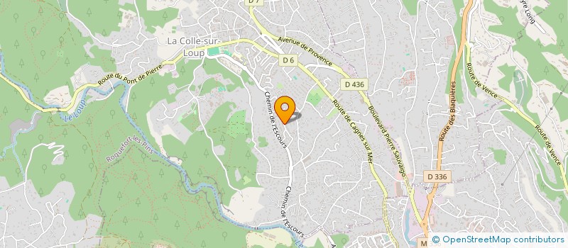 localisation de l'entreprise SYMPHONIES  LA COLLE-SUR-LOUP