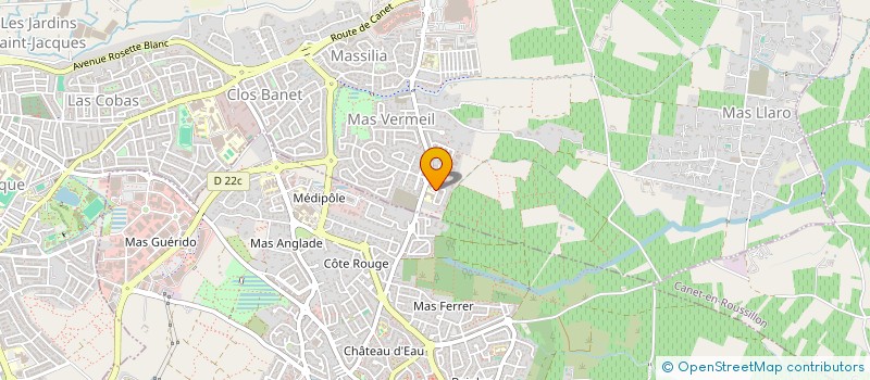 localisation de l'entreprise SYMPHONIUM IMMO  PERPIGNAN