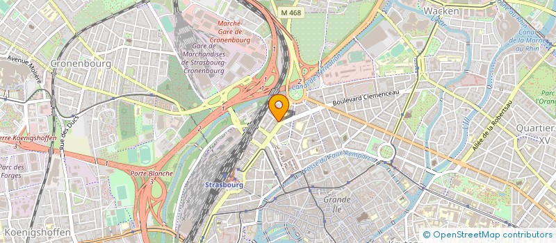 localisation de l'entreprise SYMPHONY à STRASBOURG