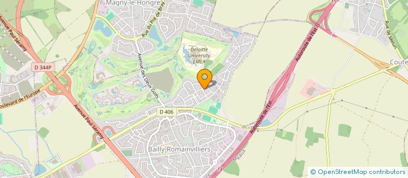 localisation de l'entreprise SYMPHONY 3D  BAILLY-ROMAINVILLIERS