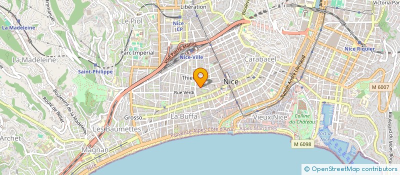 localisation de l'entreprise SYMPHONY INVEST  NICE