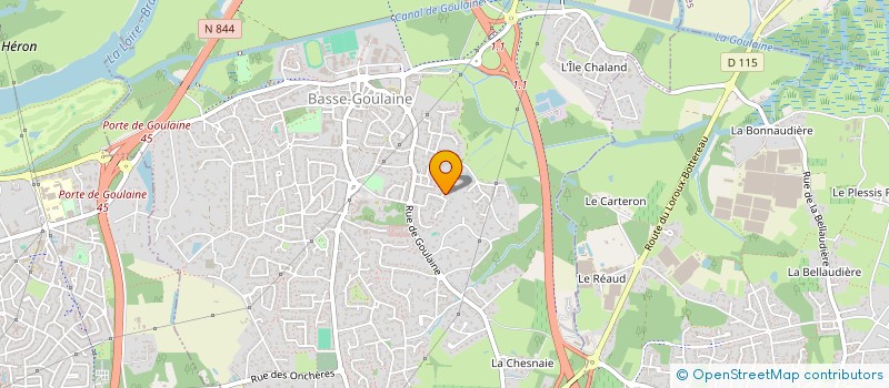 localisation de l'entreprise SYMPHORINE  BASSE-GOULAINE