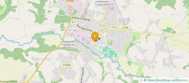 localisation de l'entreprise SYMPHORINE  HAGETMAU