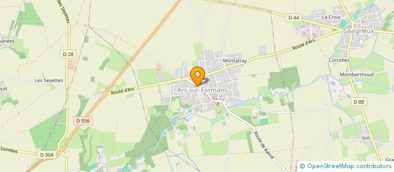 localisation de l'entreprise SYMPODIAL DEVELOPPEMENT  ARS-SUR-FORMANS