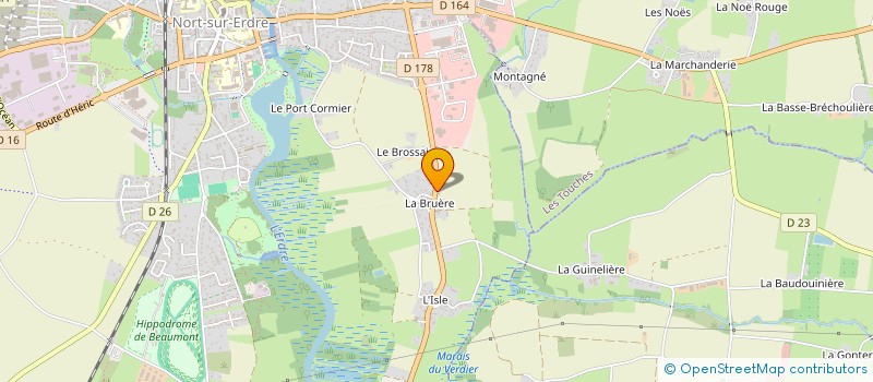 localisation de l'entreprise SYMPOSIUM SERVICES à NORT-SUR-ERDRE