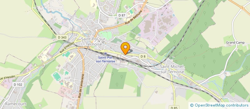 localisation de l'entreprise SYMPOSIUM UXELLO  HUMIERES