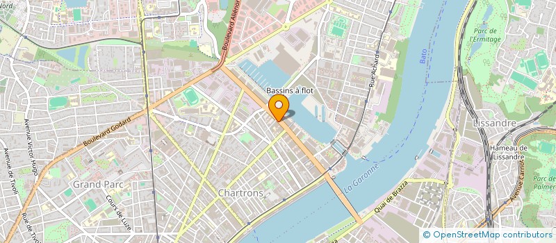 localisation de l'entreprise SYMPOZIUM  BORDEAUX