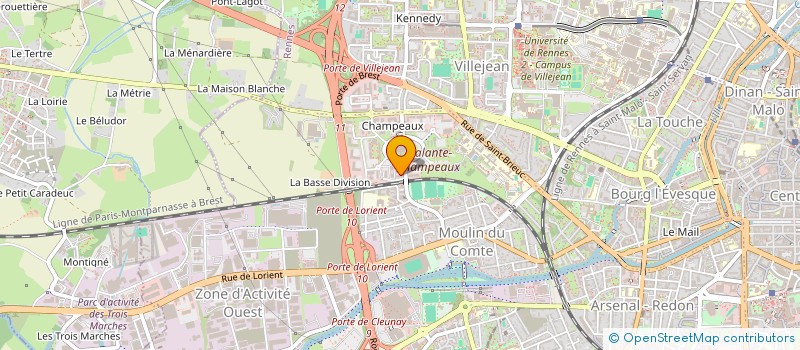 localisation de l'entreprise SYMRISE US INVESTMENTS FR  RENNES