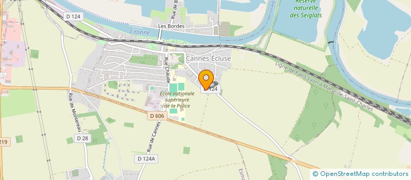 localisation de l'entreprise SYMS  CANNES-ECLUSE