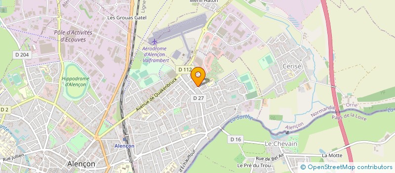 localisation de l'entreprise SYMTECH OUEST à ALENCON