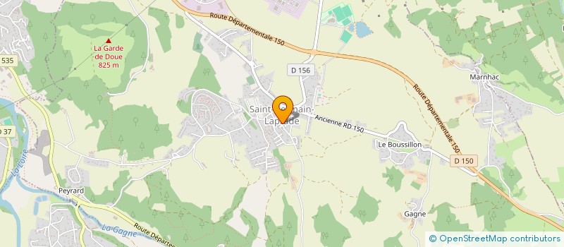 localisation de l'entreprise SYMYS  SAINT-GERMAIN-LAPRADE