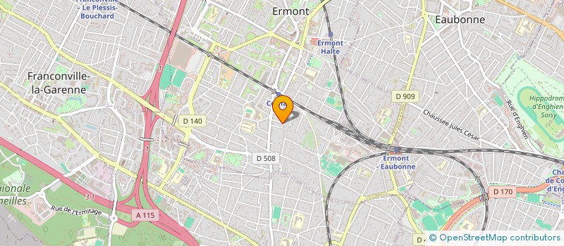 localisation de l'entreprise SYMYVICA à ERMONT