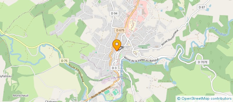 localisation de l'entreprise SYMZAK YANN ET MURIELE  NONTRON