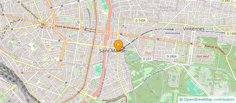 localisation de l'entreprise SYN à SAINT-MANDE