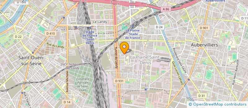 localisation de l'entreprise SYN ARCHI à SAINT-DENIS