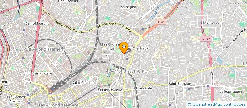 localisation de l'entreprise SYN AXES à MARSEILLE