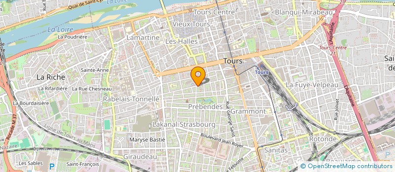 localisation de l'entreprise SYN CO-PROPRIETAIR 104 RUE D'ENTRAIGUES  TOURS