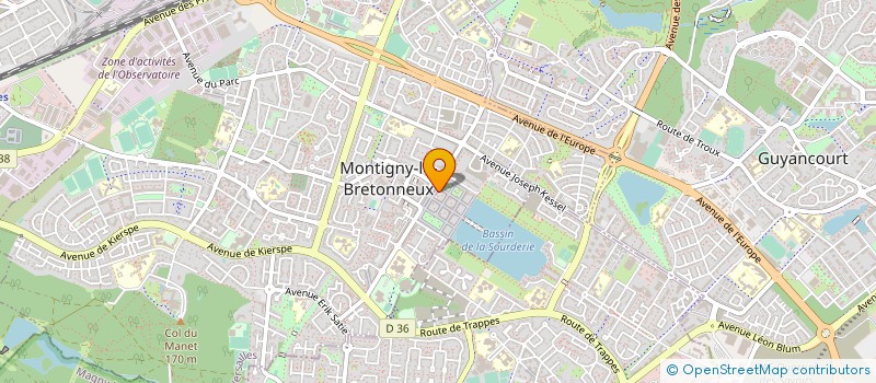 localisation de l'entreprise SYN CONSULTING à MONTIGNY-LE-BRETONNEUX