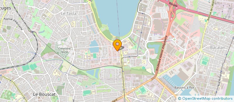 localisation de l'entreprise SYN COOP IMMEUBLE LE LAC SUD  BRUGES