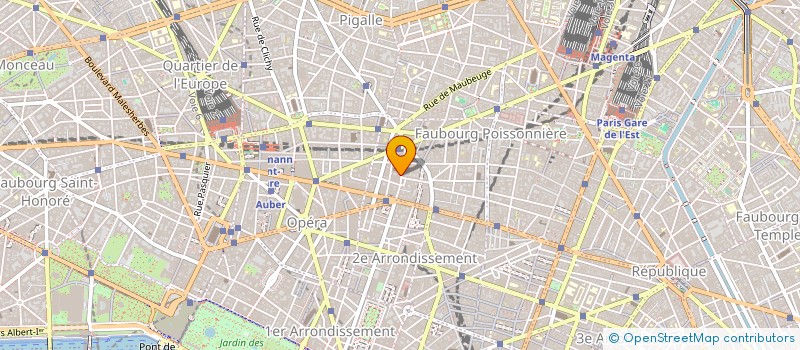 localisation de l'entreprise SYN COP 11-13 RUE DROUOT  PARIS