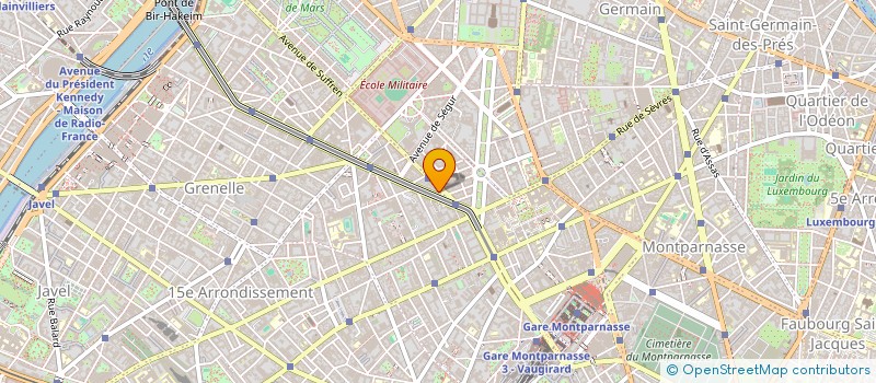 localisation de l'entreprise SYN COP 166 AVENUE DE SUFFREN  PARIS