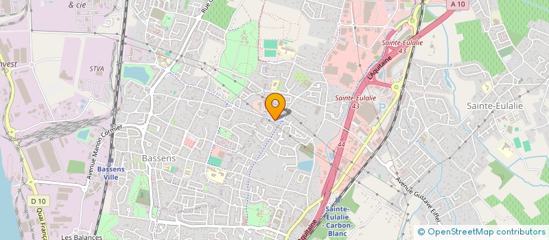 localisation de l'entreprise SYN COP RES CHATEAU SAND  SAINTE-EULALIE