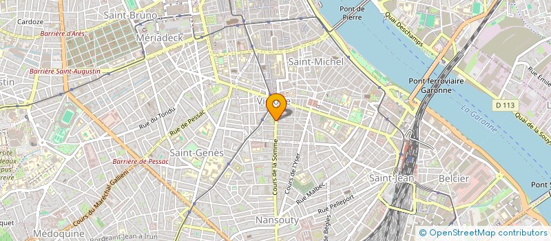 localisation de l'entreprise SYN COP RES JUVENA  BORDEAUX