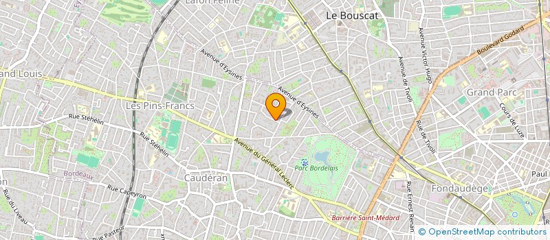 localisation de l'entreprise SYN COP RES L OMBRIERE  BORDEAUX