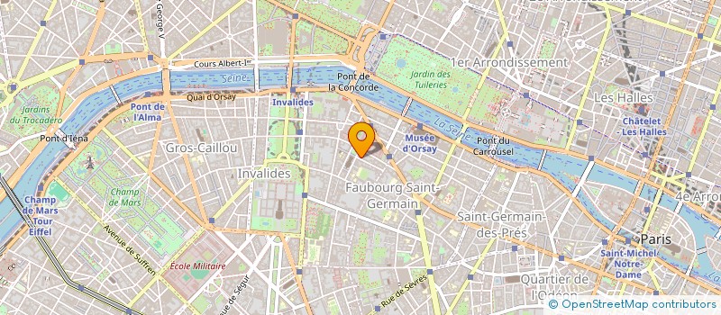 localisation de l'entreprise SYN COPR 24 RUE LAS CASES  PARIS