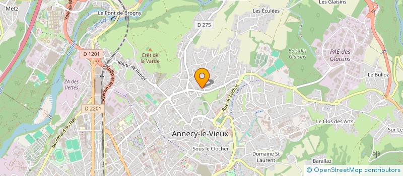 localisation de l'entreprise SYN COPR GARAGE SUD UNIVERS  ANNECY