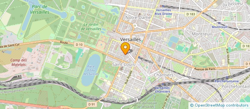 localisation de l'entreprise SYN COPRO 12 RUE SATORY à VERSAILLES