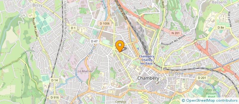 localisation de l'entreprise SYN COPRO LE CONCORDE B  CHAMBERY