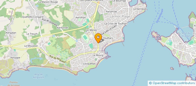 localisation de l'entreprise SYN COPRO RES 35 RUE FRERES LEROY QUERET  LARMOR-PLAGE