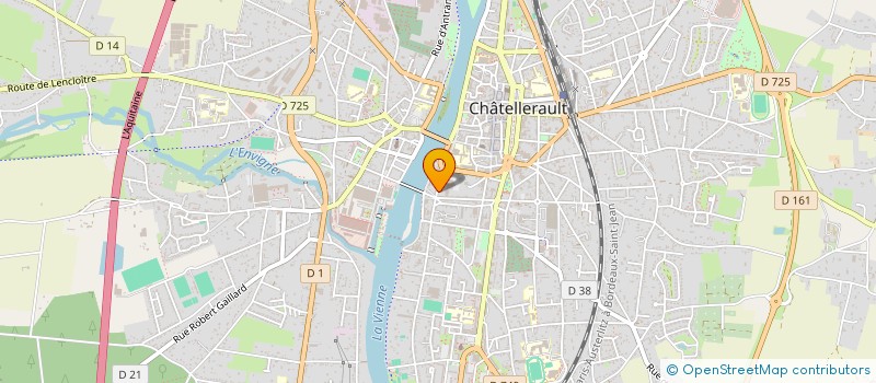 localisation de l'entreprise SYN COPROP RESIDENCE HERMES  CHATELLERAULT