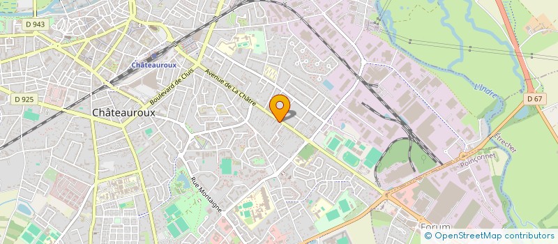 localisation de l'entreprise SYN COPROP RESIDENCE LE MERMOZ à CHATEAUROUX