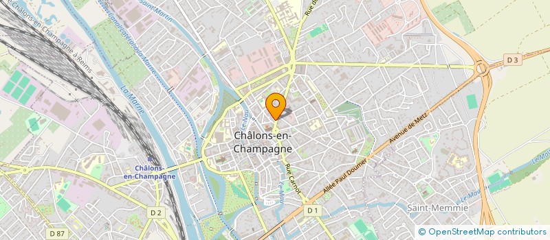 localisation de l'entreprise SYN COPROPRIETAIRE RESIDENCE LE MOULINET  CHALONS-EN-CHAMPAGNE