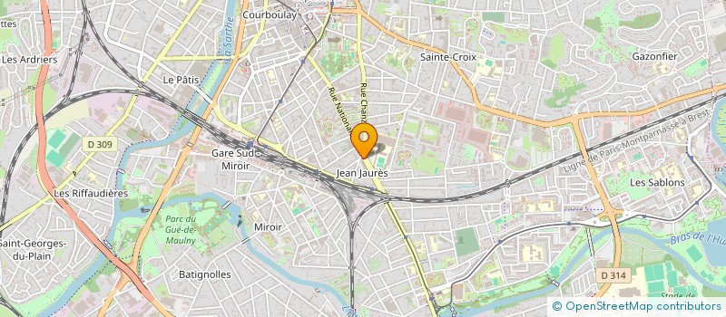 localisation de l'entreprise SYN COPROPRIETAIRES RES FERNAND TAVANO  LE MANS