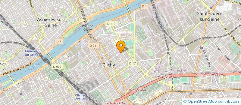 localisation de l'entreprise SYN DE COPRO 43/45 RUE VILLENEUVE CLICHY à CLICHY