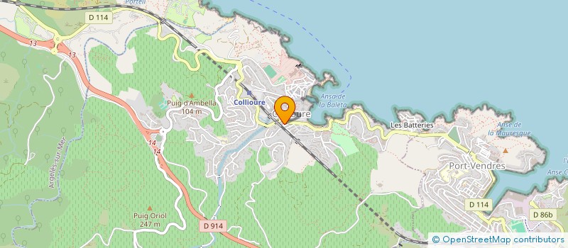 localisation de l'entreprise SYN DICAT DES COPROPRIETAIRES 9 IMPASSE DE LA GALERE COLLIOURE  COLLIOURE