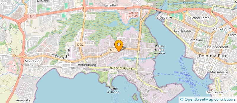 localisation de l'entreprise SYN DOM L  BAIE-MAHAULT