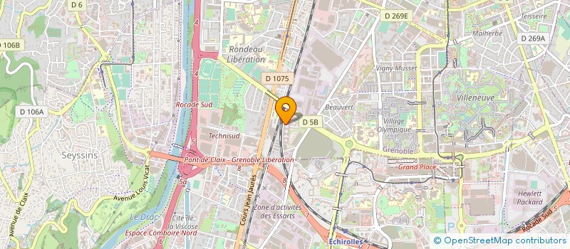 localisation de l'entreprise SYN ECO à GRENOBLE