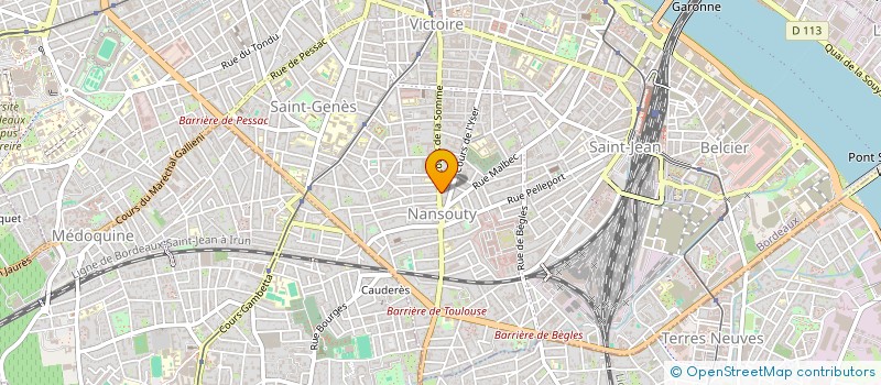 localisation de l'entreprise SYN INSERT ET FORMATION  BORDEAUX