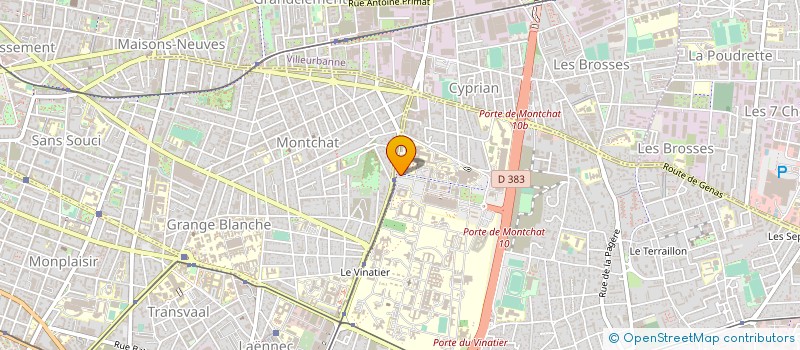 localisation de l'entreprise SYN NAT PHARMACIENS PRATICIENS HOSPITALI à BRON