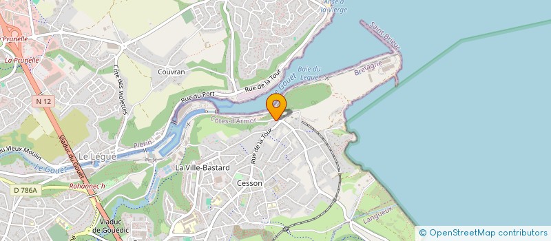 localisation de l'entreprise SYN PRO PILOTES STATION COTES D'ARMOR à SAINT-BRIEUC