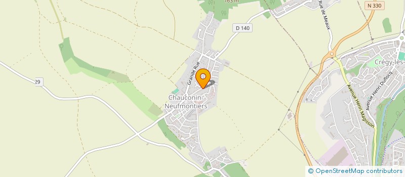 localisation de l'entreprise SYN'RJ BET  CHAUCONIN-NEUFMONTIERS