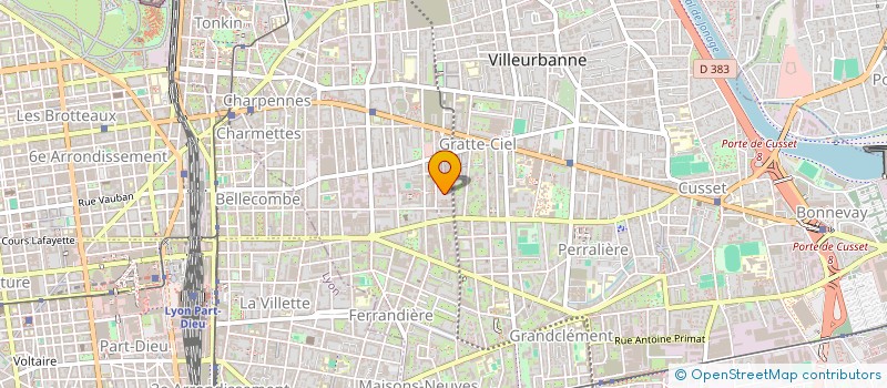 localisation de l'entreprise SYN TRAV METALL VILLEURBANNE  VILLEURBANNE