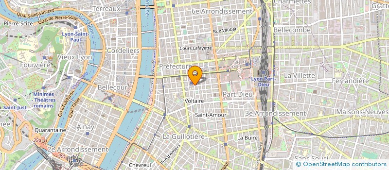 localisation de l'entreprise SYN TRAV METALLURGISTES LYON  LYON