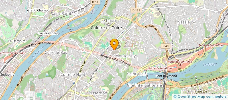 localisation de l'entreprise SYNA à CALUIRE-ET-CUIRE