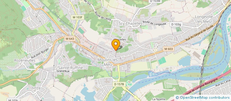 localisation de l'entreprise SYNA  MOULINS-LES-METZ